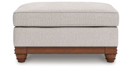 Clearbrooke Sandstone Chair and Ottoman from Ashley - Luna Furniture