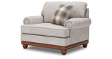Clearbrooke Sandstone Oversized Chair and Ottoman from Ashley Furniture - Luna Furniture