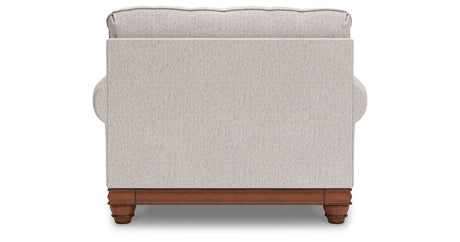 Clearbrooke Sandstone Chair and Ottoman from Ashley - Luna Furniture