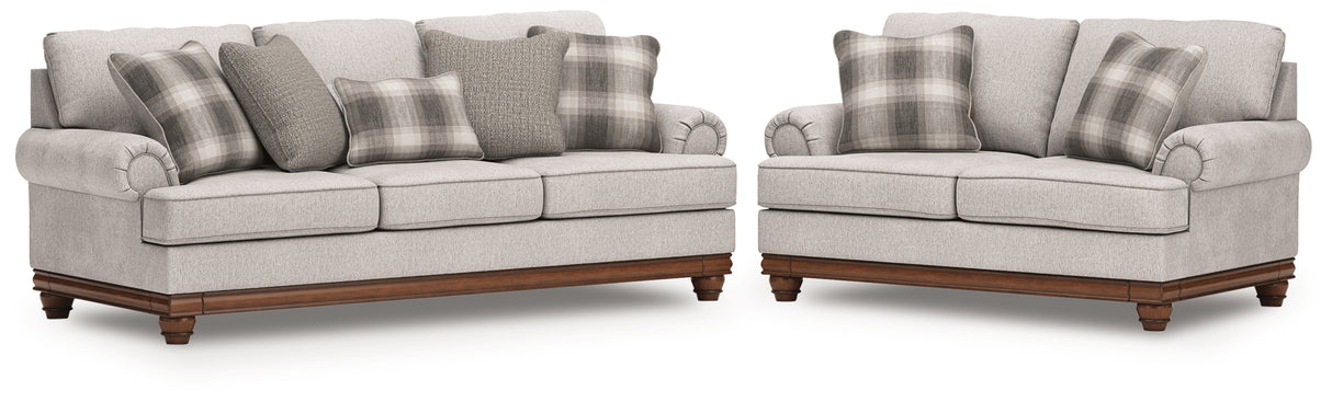 Clearbrooke Gray Sofa and Loveseat from Ashley - Luna Furniture