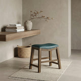 Ordway Gray/Brown Counter Height Stool, Gray from Homelegance - Luna Furniture