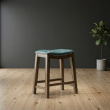 Ordway Gray/Brown Pub Height Stool, Gray