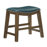 Ordway Gray/Brown Counter Height Stool, Gray from Homelegance - Luna Furniture