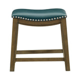 Ordway Gray/Brown Counter Height Stool, Gray from Homelegance - Luna Furniture