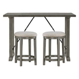 Auburndale Light Gray 4-Piece Counter Height Set from Homelegance - Luna Furniture