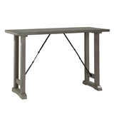 Auburndale Light Gray Counter Height Bench