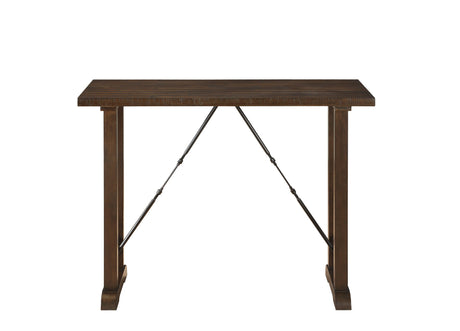 Bracknell Brown Cherry 3-Piece Counter Height Set from Homelegance - Luna Furniture