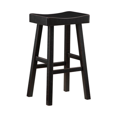 Caspian Black/Brown 4-Piece Counter Height Set from Homelegance - Luna Furniture