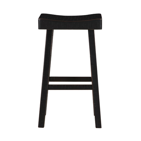 Caspian Black/Brown 4-Piece Counter Height Set from Homelegance - Luna Furniture