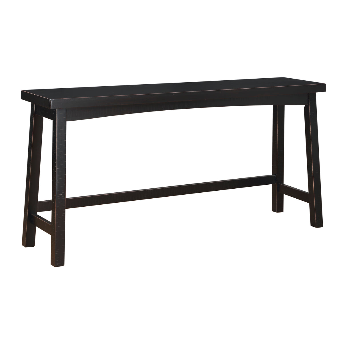 Caspian Black/Brown Pub Height Stool, Set of 2 from Homelegance - Luna Furniture