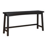 Caspian Black/Brown Pub Height Stool, Set of 2 from Homelegance - Luna Furniture