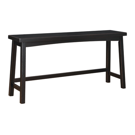 Caspian Black/Brown Pub Height Stool, Set of 2 from Homelegance - Luna Furniture