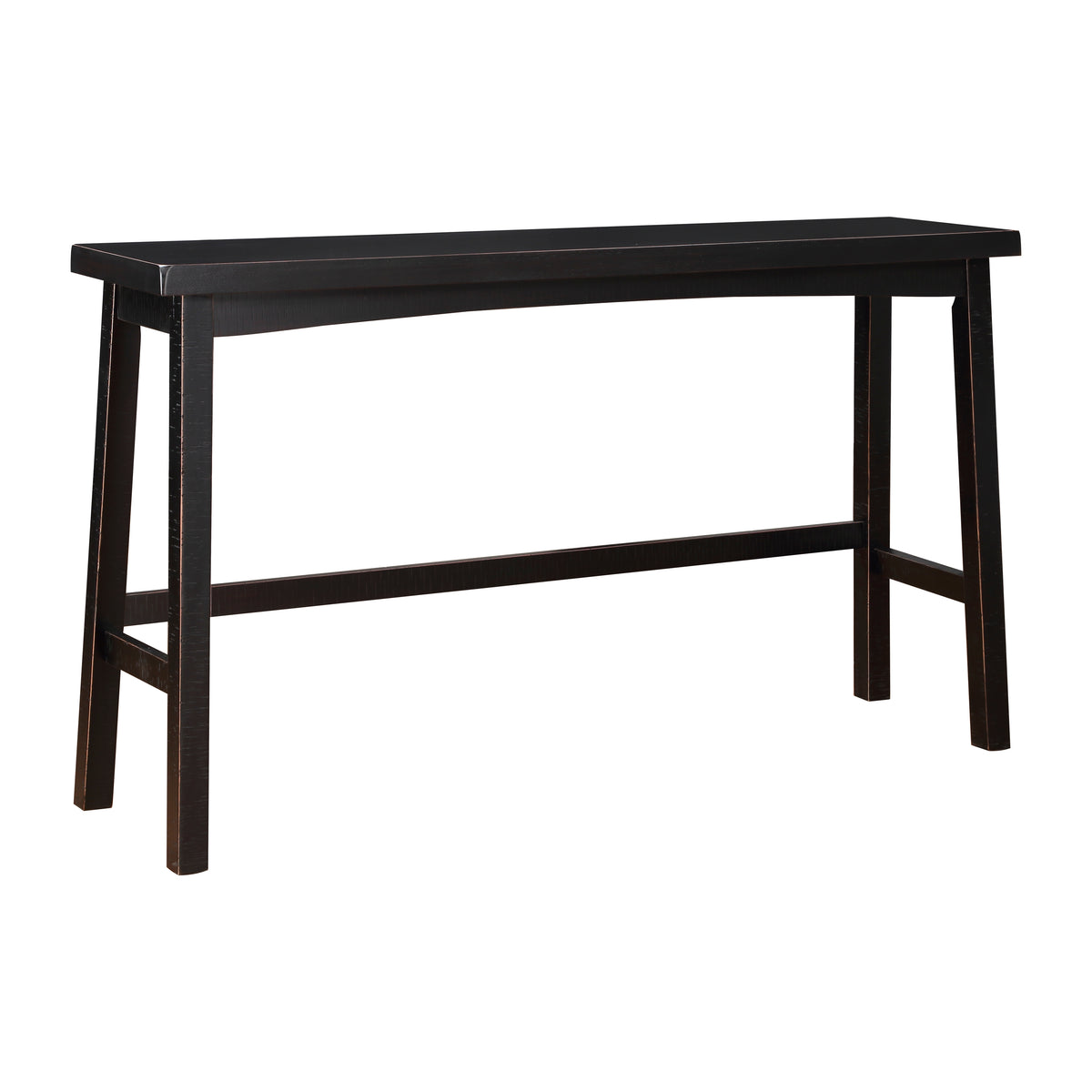 Caspian Black/Brown 4-Piece Counter Height Set