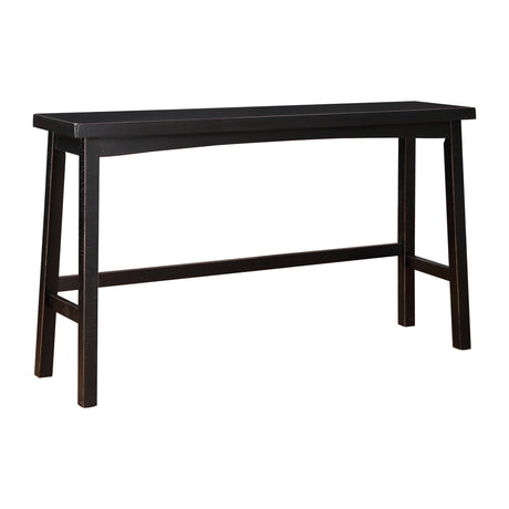Caspian Black/Brown 4-Piece Counter Height Set from Homelegance - Luna Furniture