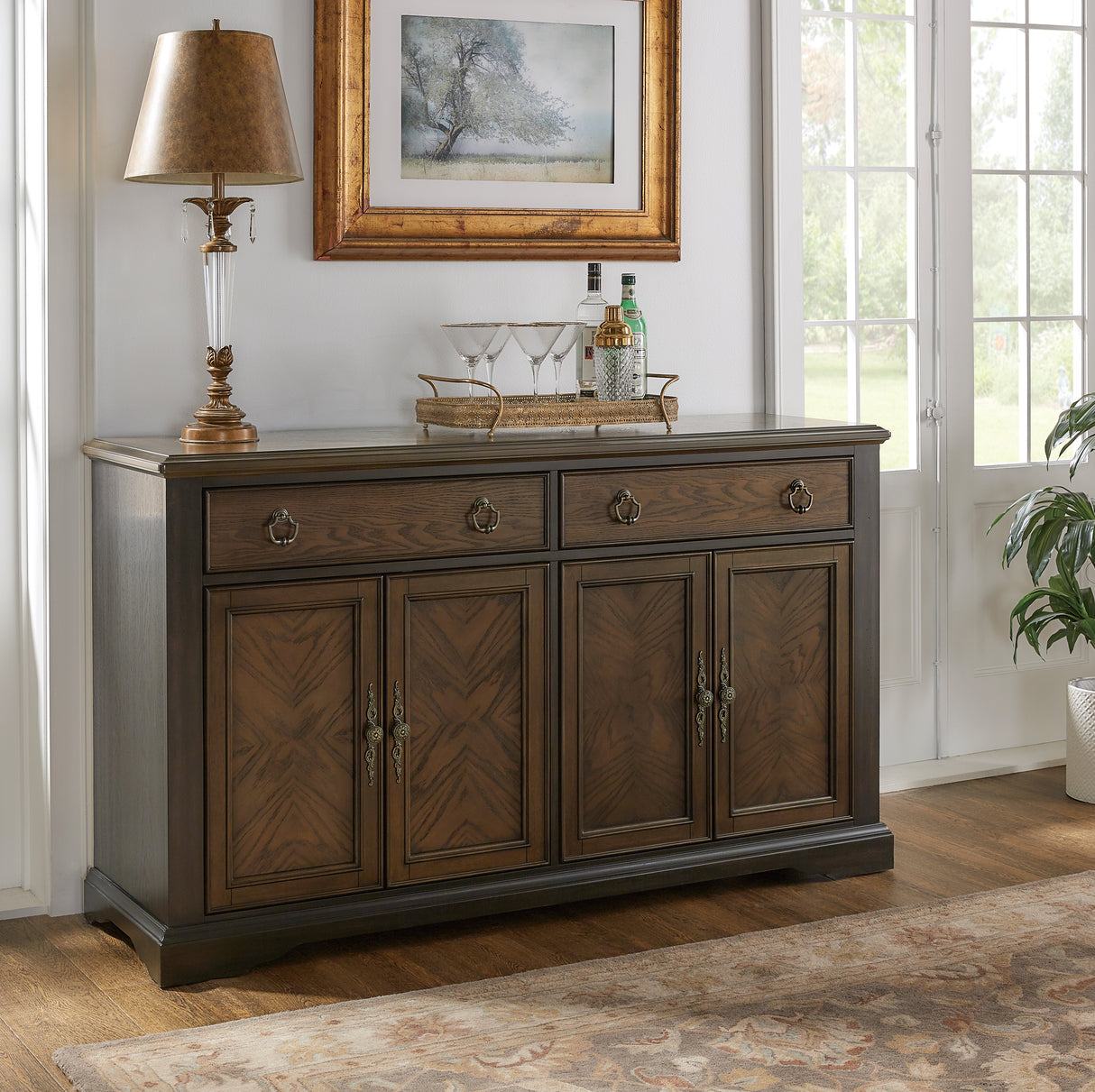 Stonington Brown Server from Homelegance - Luna Furniture