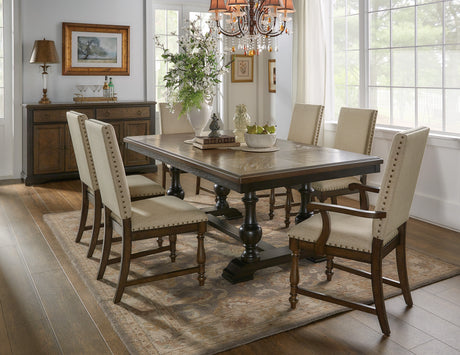 Stonington Brown Extendable Dining Table from Homelegance - Luna Furniture