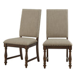 Stonington Brown Side Chair, Set of 2 from Homelegance - Luna Furniture