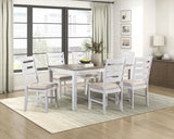 5709WH 7-Piece Pack Dinette Set from Homelegance - Luna Furniture