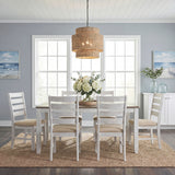 5709WH 7-Piece Pack Dinette Set from Homelegance - Luna Furniture
