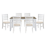 5709WH 7-Piece Pack Dinette Set from Homelegance - Luna Furniture