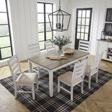 5709WH 7-Piece Pack Dinette Set from Homelegance - Luna Furniture