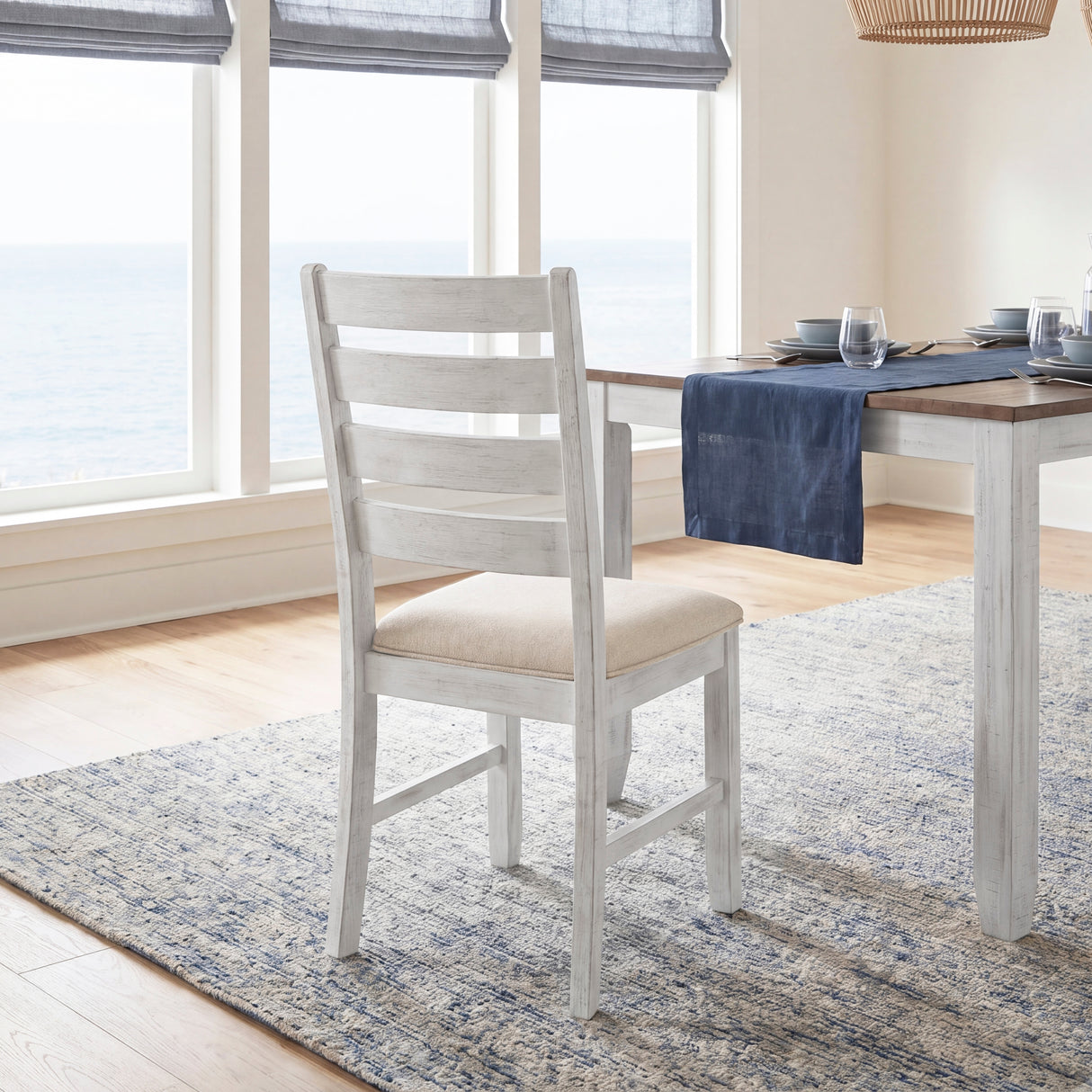 5709WH 7-Piece Pack Dinette Set from Homelegance - Luna Furniture