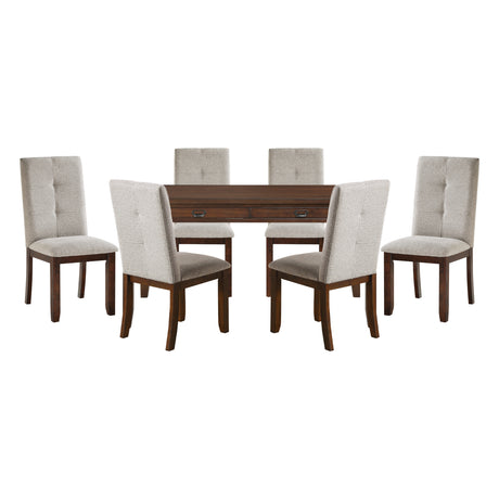 5710-60*7 7pc Set (TB+6S) from Homelegance - Luna Furniture