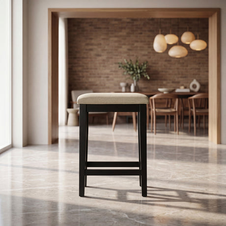 Beacon Walnut/Black 4-Piece Counter Height Set from Homelegance - Luna Furniture