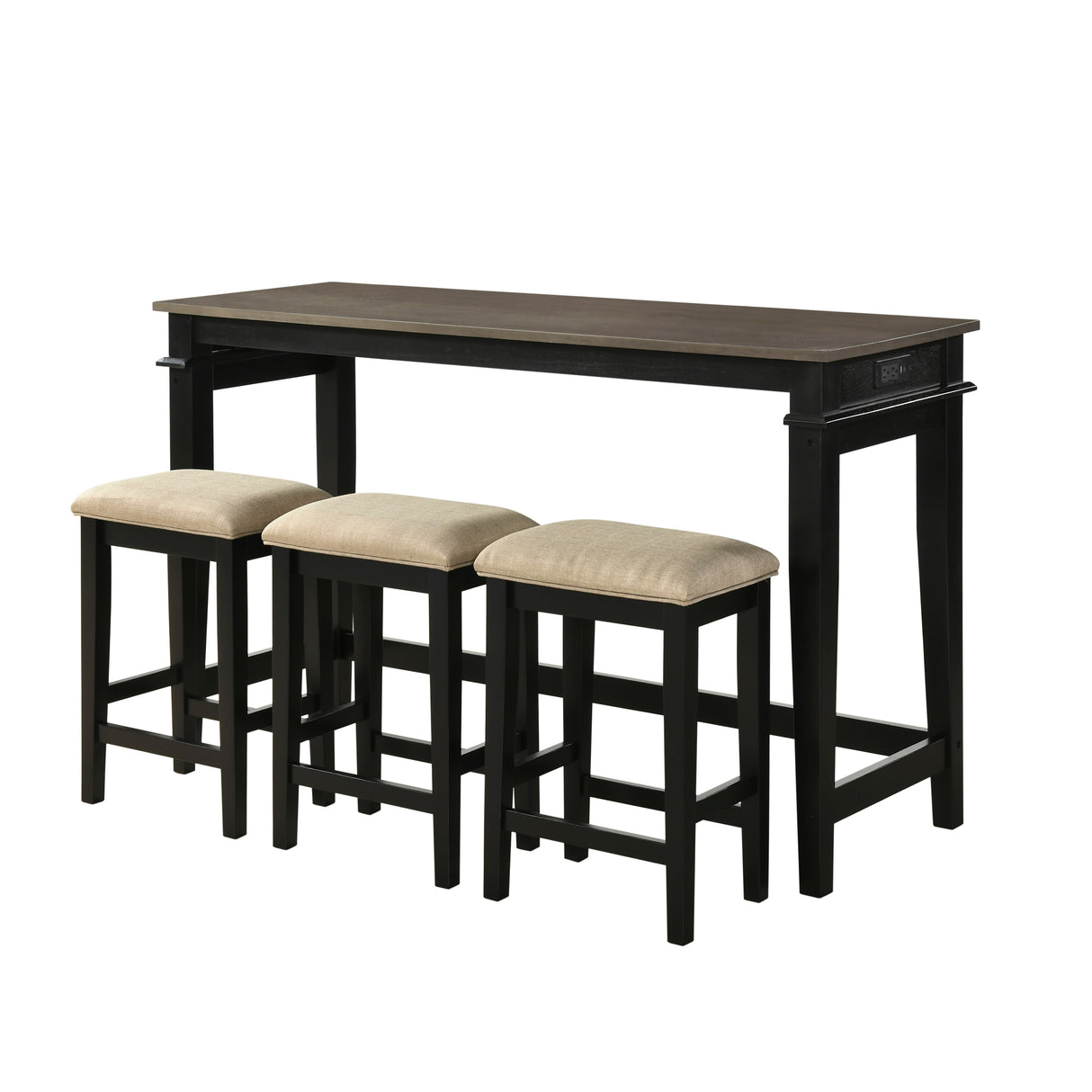 5714BK 4-Piece Pack Counter Height Set from Homelegance - Luna Furniture