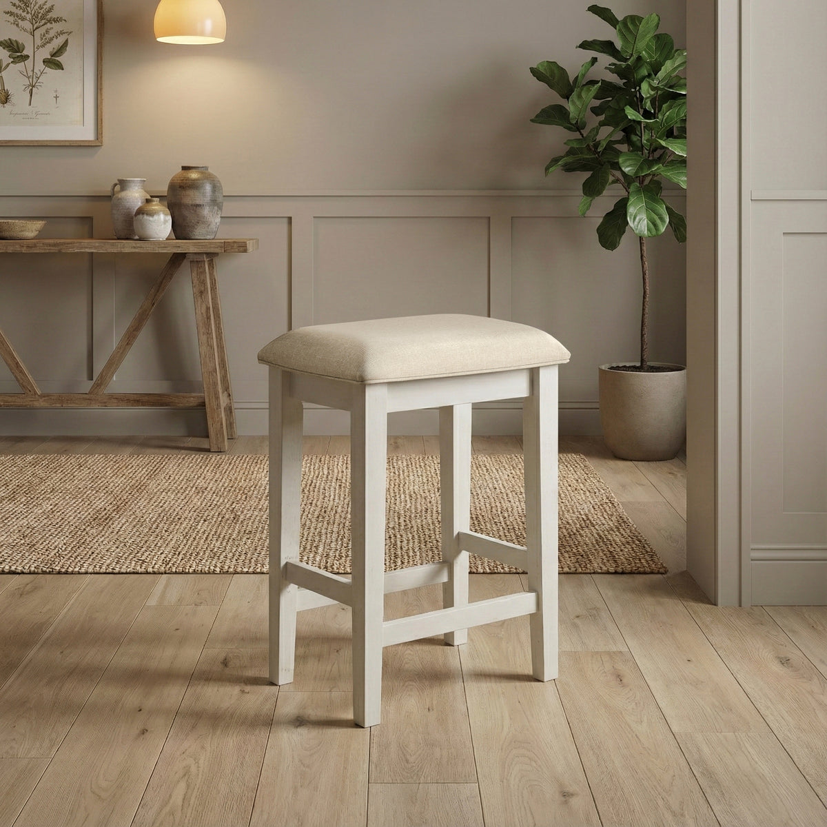 Beacon Walnut/Buttermilk 4-Piece Counter Height Set from Homelegance - Luna Furniture