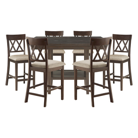 5716-36*7S2 7pc Set (TB+6S) from Homelegance - Luna Furniture