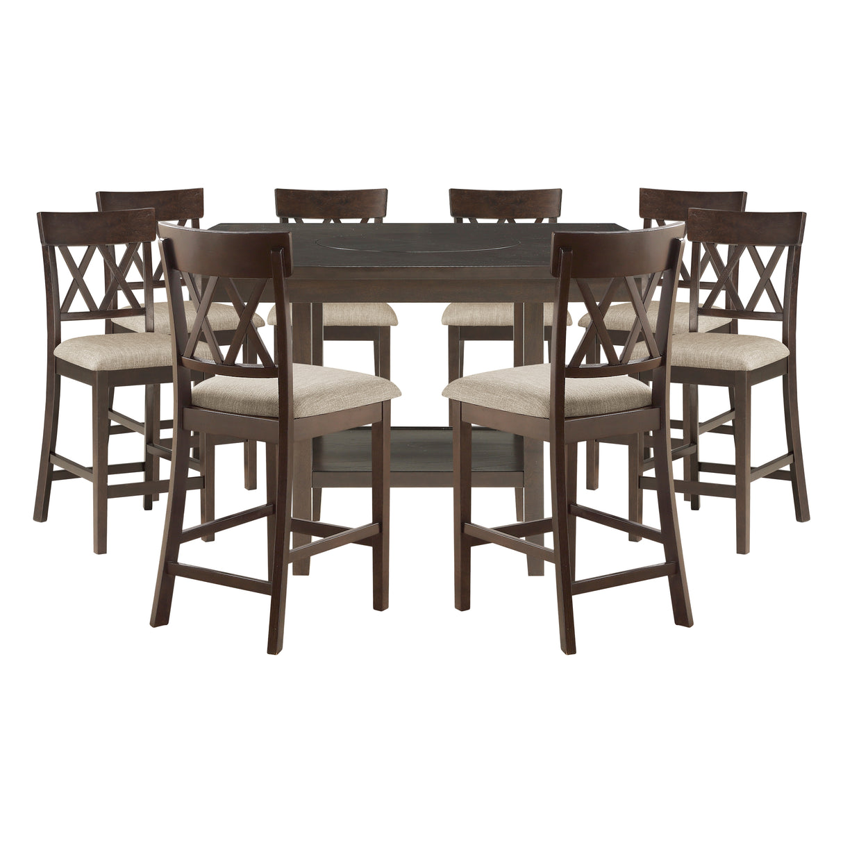 5716-36*9S2 9pc Set (TB+8S) from Homelegance - Luna Furniture