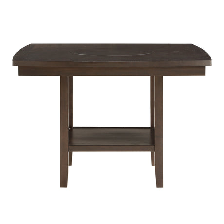 Balin Dark Brown Counter Height Slat Back Chair, Set of 2 from Homelegance - Luna Furniture