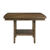 Southlake Wire Brushed Rustic Brown Bench