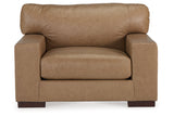 Lombardia Tumbleweed Oversized Chair and Ottoman from Ashley - Luna Furniture