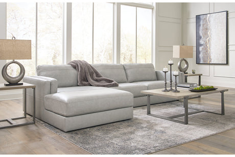 Amiata Glacier 2-Piece Sectional with Chaise from Ashley Furniture - Luna Furniture