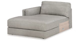 Amiata Glacier Left-Arm Facing Corner Chaise from Ashley Furniture - Luna Furniture