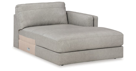 Amiata Glacier Right-Arm Facing Corner Chaise from Ashley - Luna Furniture