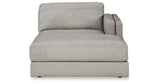 Amiata Glacier Right-Arm Facing Corner Chaise from Ashley - Luna Furniture