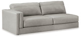 Amiata Glacier 2-Piece Sectional with Ottoman from Ashley Furniture - Luna Furniture
