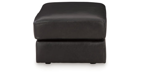 Amiata Sofa, Loveseat, Chair and Ottoman in Onyx from Ashley - Luna Furniture