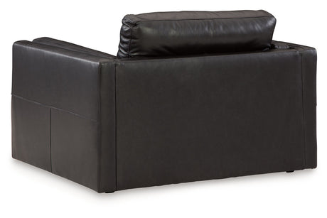 Amiata Onyx Sofa, Loveseat, Oversized Chair and Ottoman from Ashley Furniture - Luna Furniture