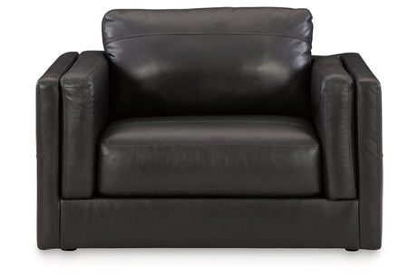 Amiata Onyx Sofa, Loveseat, Oversized Chair and Ottoman from Ashley Furniture - Luna Furniture