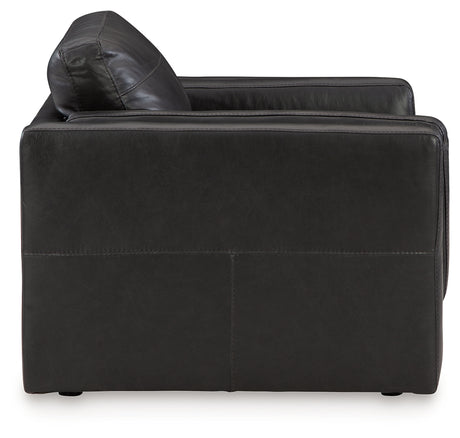 Amiata Onyx Oversized Chair and Ottoman from Ashley Furniture - Luna Furniture