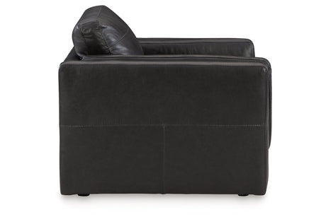 Amiata Onyx Sofa, Loveseat, Oversized Chair and Ottoman from Ashley Furniture - Luna Furniture
