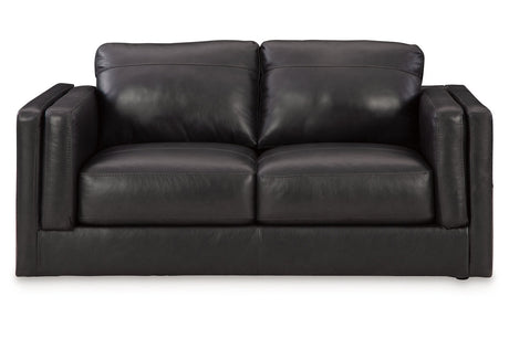 Amiata Onyx Sofa, Loveseat, Oversized Chair and Ottoman from Ashley Furniture - Luna Furniture