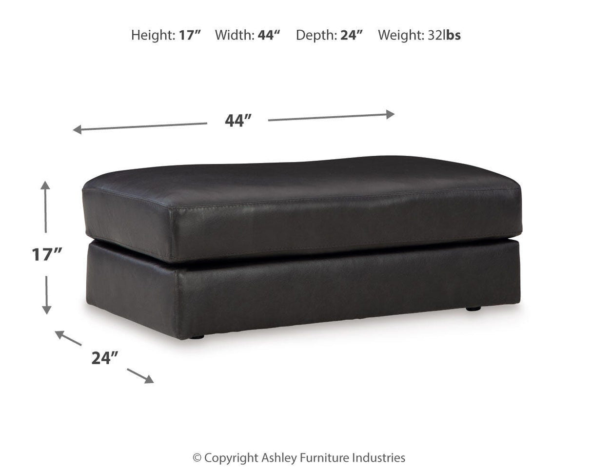 Amiata Onyx Oversized Chair and Ottoman from Ashley Furniture - Luna Furniture