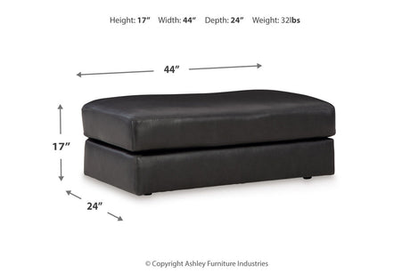 Amiata Onyx Sofa, Loveseat, Oversized Chair and Ottoman from Ashley Furniture - Luna Furniture
