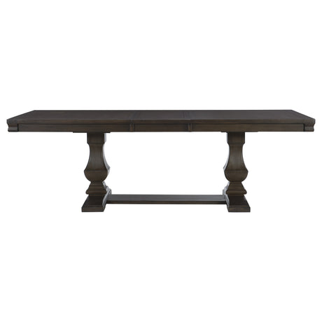 Southlake Wire Brushed Rustic Brown 5-Piece Dining Set from Homelegance - Luna Furniture