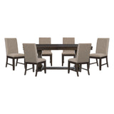 Southlake Wire Brushed Rustic Brown 7-Piece Dining Set from Homelegance - Luna Furniture